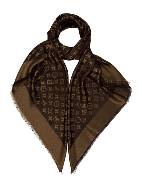 louis vuitton shine shawl anthracite|LOUIS VUITTON Monogram Silk Wool Shine Shawl.